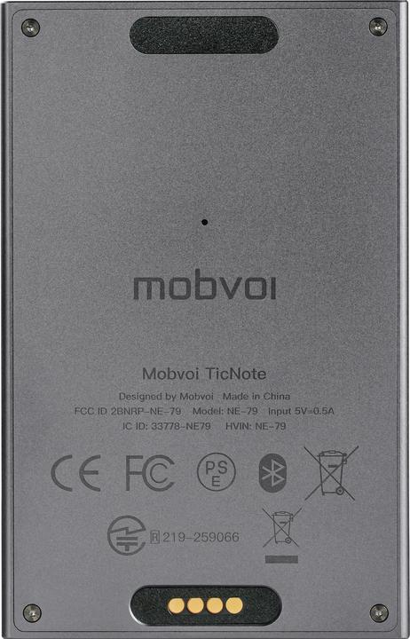 Produktbild Mobvoi TicNote voice recorder (gray) (64 GB)
