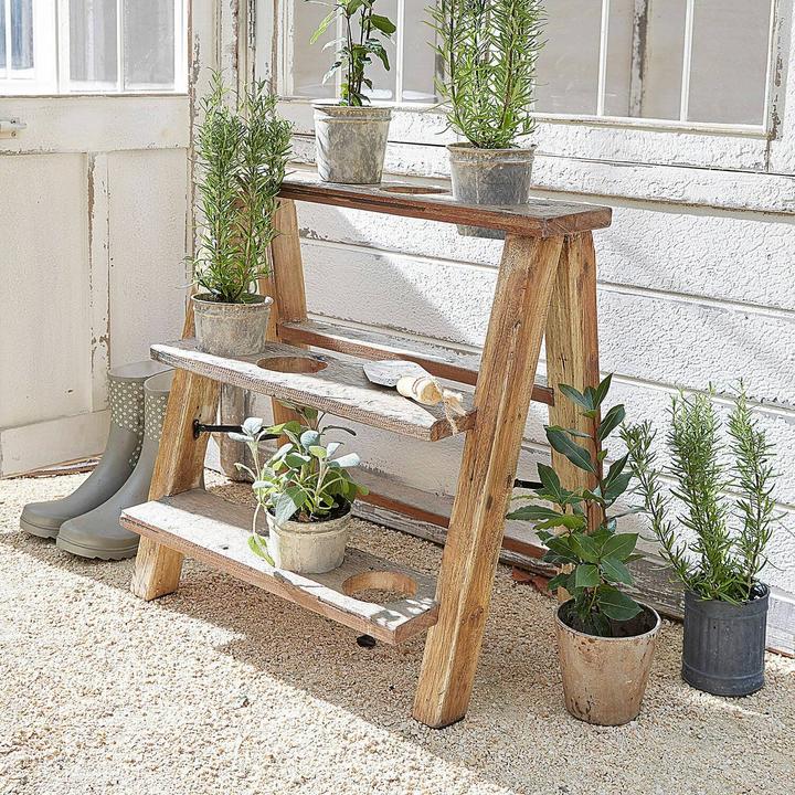 Produktbild Loberon Pflanzregal Keelin braun