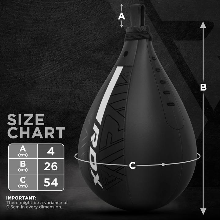 Produktbild Rdx 2Pc Speed Ball F6 Matte White + Swivel