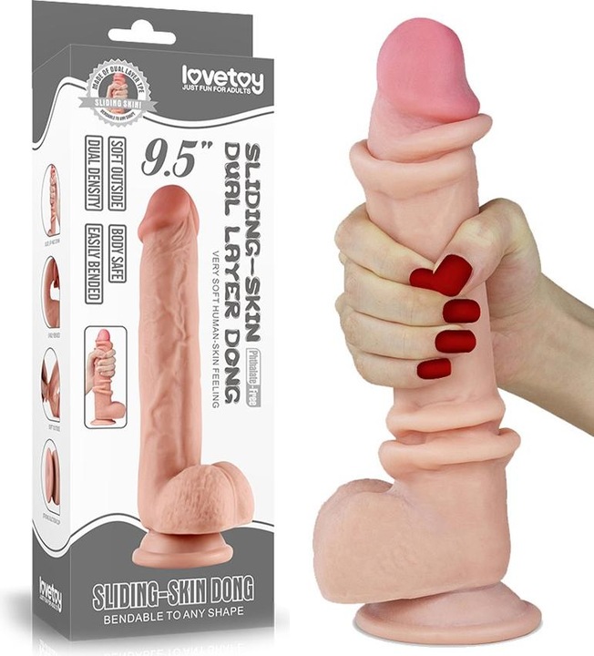 Image du produit Lovetoy Gode à peau coulissante