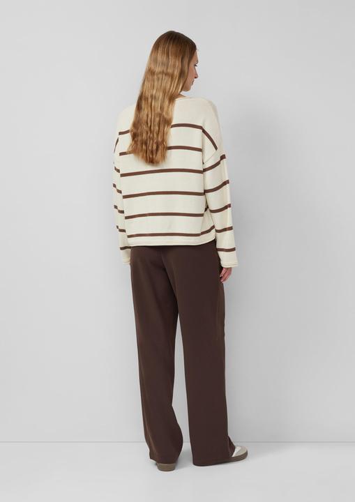 Produktbild s.Oliver Strickpullover Gestreifter Pullover im Relaxed Fit (48)
