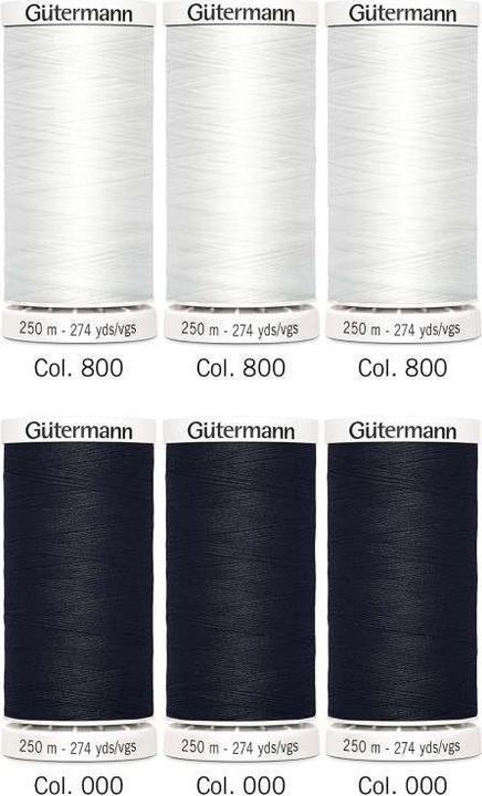 Immagine prodotto Gütermann Set 6x Tutte le cucitrici 250m (250 m)