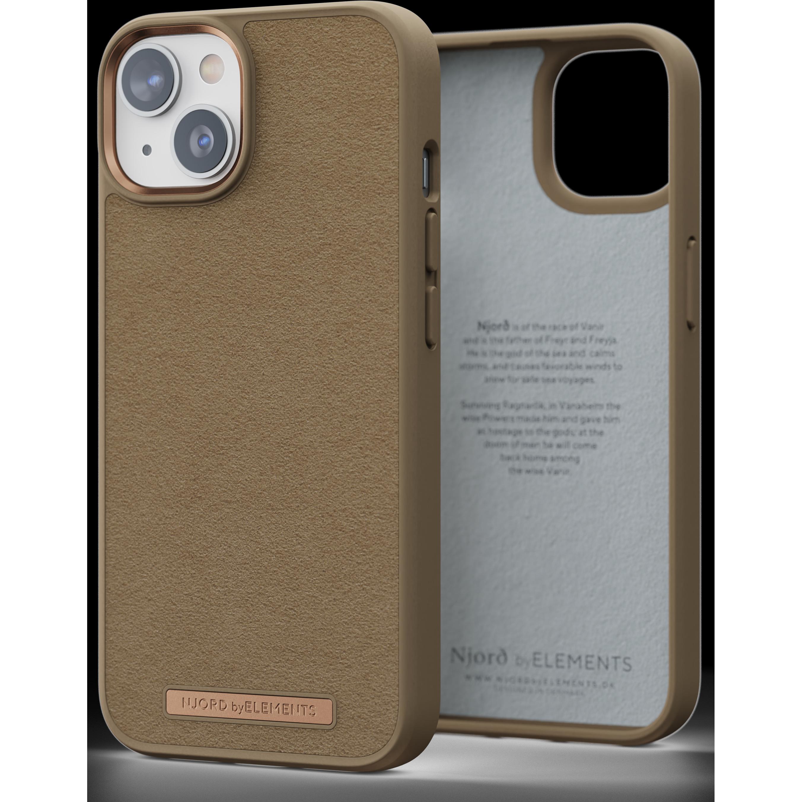 Njord COMFORT+ CASE IPHONE 14 (6.1) (Apple iPhone 14), Smartphone Hülle, Beige