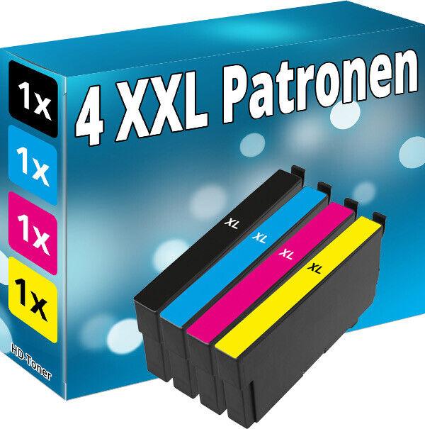 Produktbild Druckfuxx 4x Tinte Patrone für Epson 405 XL WorkForce WF 4820DWF 4825 DWF4830 DTWF 3825DWF