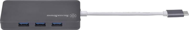 Actual product image Silverstone Sst-EP14C - Adapter USB 3.1 Type-C Gen1 to HDMI (resolution up to 4096 x 2160 @ 30Hz) (USB-C, 5 ports)