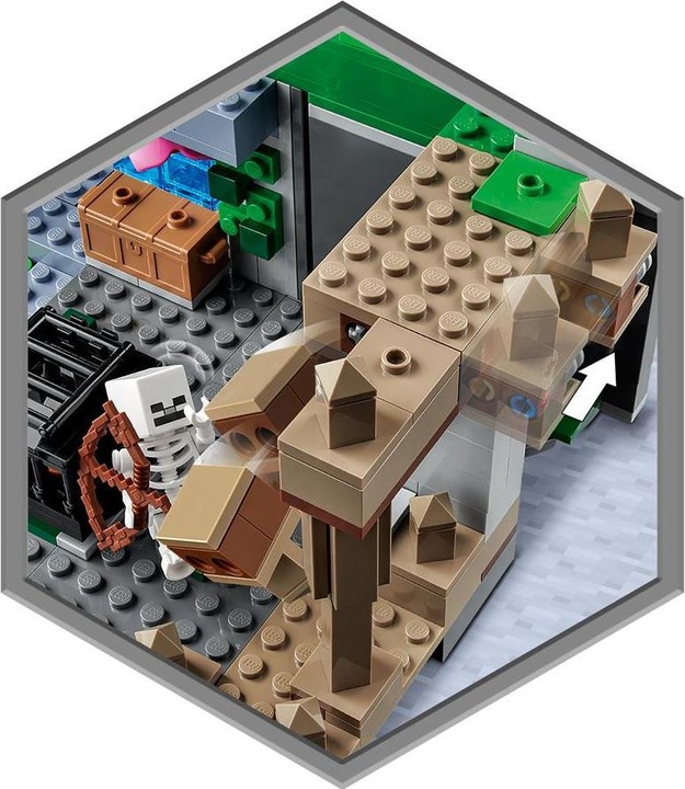 Produktbild LEGO Das Skelettverlies (21189, LEGO Minecraft)