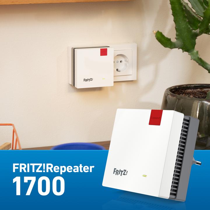 Actual product image FRITZ! Repeater 1700 (688 Mbit/s, 2880 Mbit/s)
