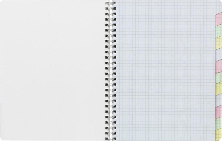 Image du produit Clairefontaine Cahier à spirales (17 x 22 cm, Quadrillé, Couverture rigide)