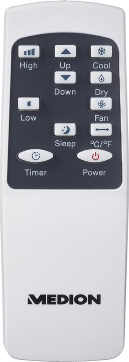 Produktbild Medion 50066839 Tragbare Klimaanlage 66 dB 780 W Weiss (25 m², 7000 BTU/h)