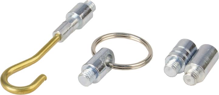 Image du produit Steffen Kabeleinzugsband PROFESSIONAL 50m Ø 6mm mit Suchfeder + Zubehörset sw/rt (50 m)