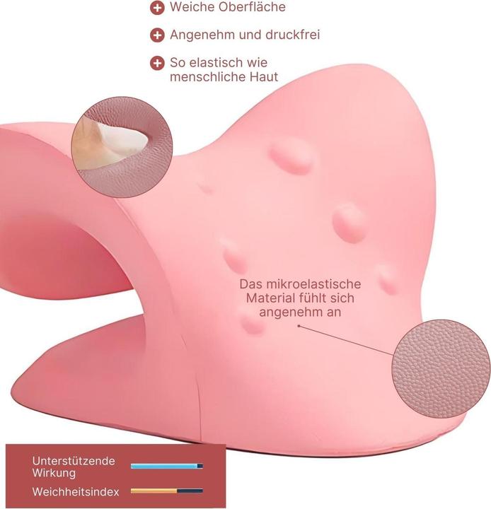 Immagine prodotto Hermex Supporto per il collo Cuscino per il massaggio del collo Cuscino per il massaggio Cuscino per il