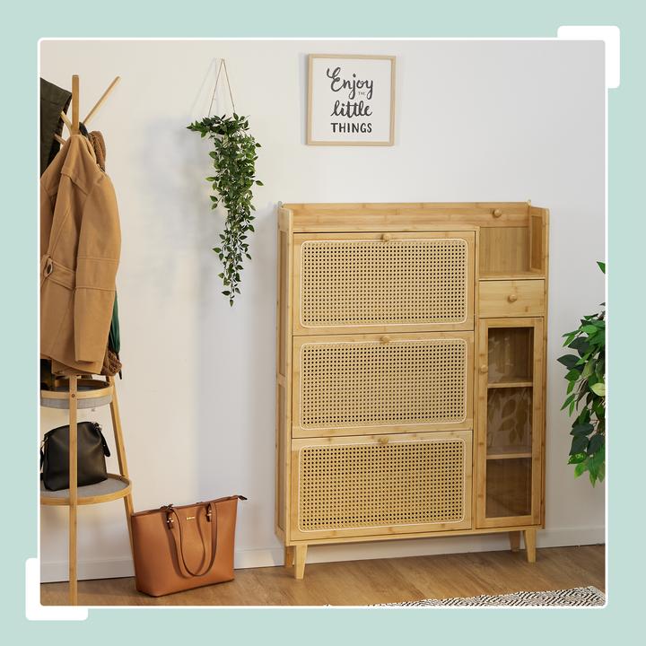 Actual product image Relaxdays Schuhschrank (95 x 19 x 127 cm)