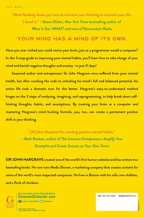 Produktbild Mind hacking (Englisch, Sir John Hargrave)