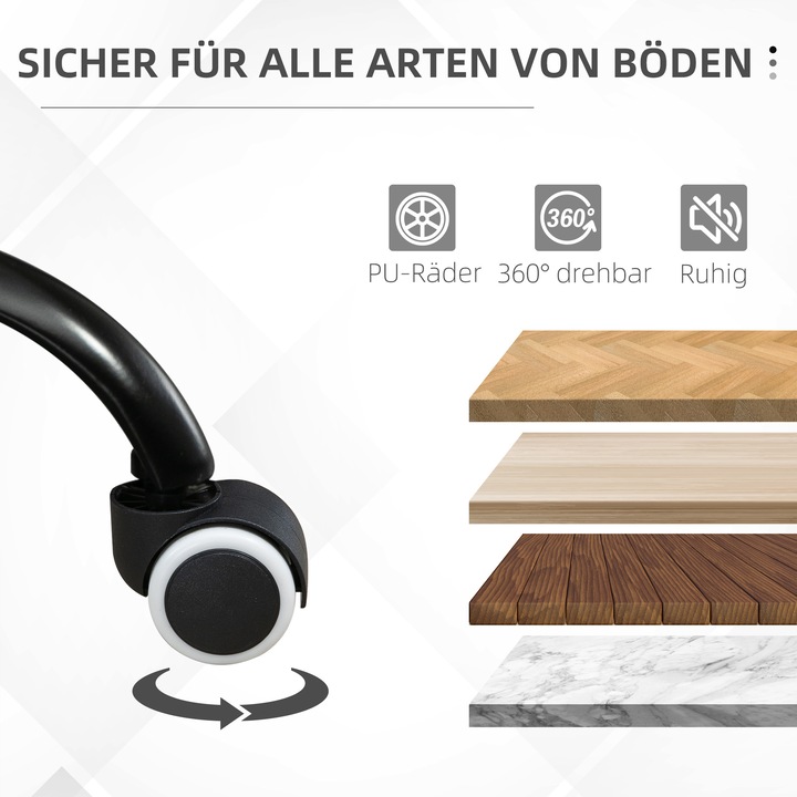 Produktbild Vinsetto Bürostuhl mit Rollen