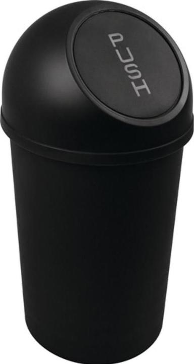 Helit Push waste bin made of plastic