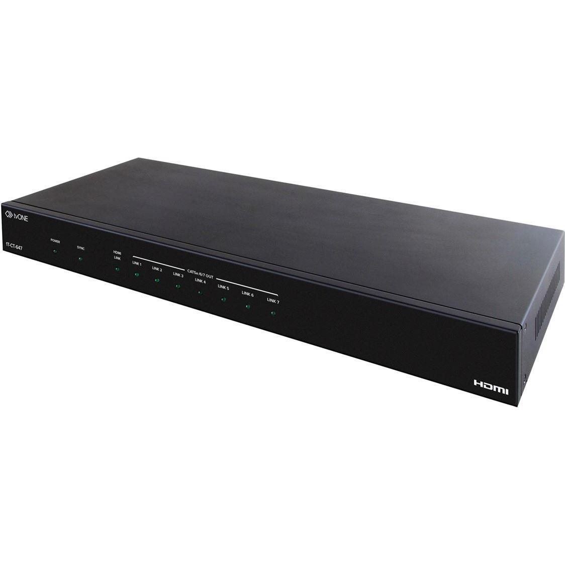 tvONE TV One 1T-CT-647 Transmitter, AV Receiver, Schwarz