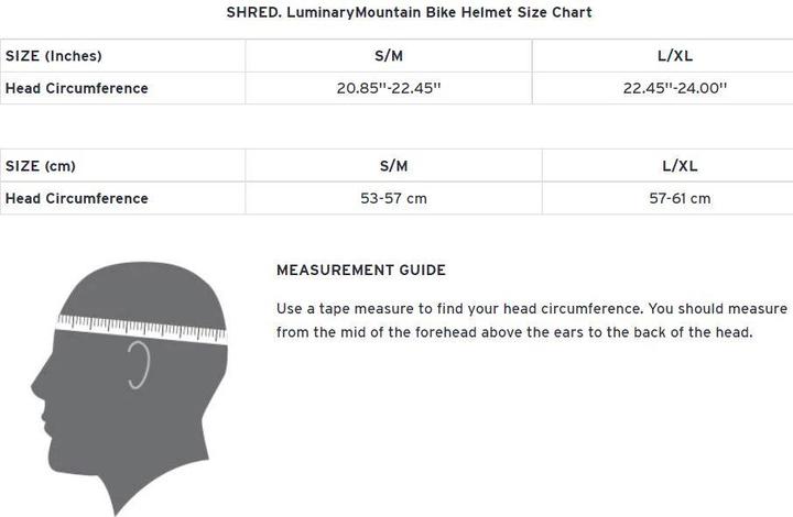 Actual product image Shred Luminary Noshock Black (53 - 57 cm)