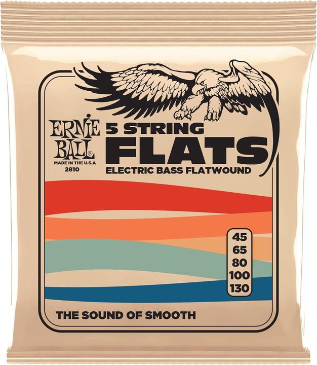 Produktbild Ernie Ball Flatwound (5x, E-Bass, 0.05")