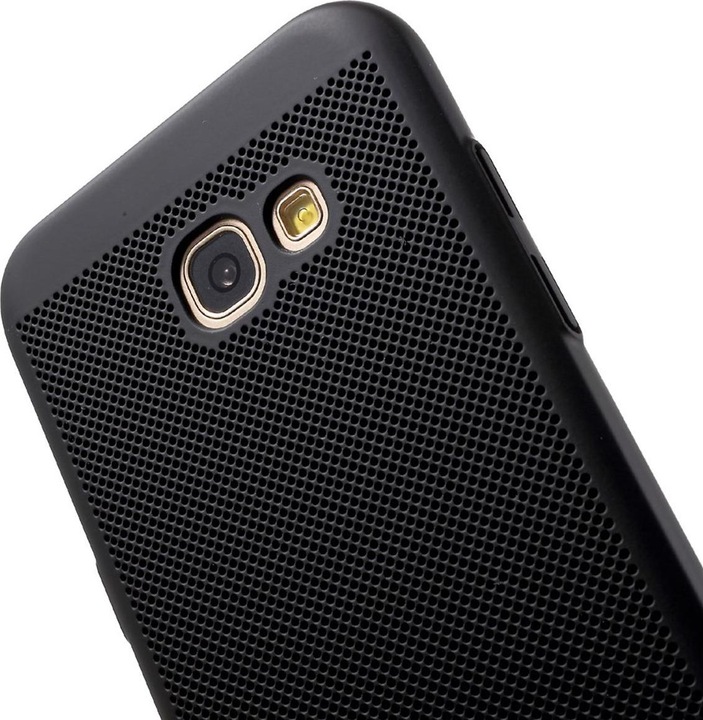Produktbild König Design Handyhülle für Samsung Galaxy J3 (2017) Schutzcase Backcover Bumper Etui Schwarz (Samsung Galaxy J3 (2017))