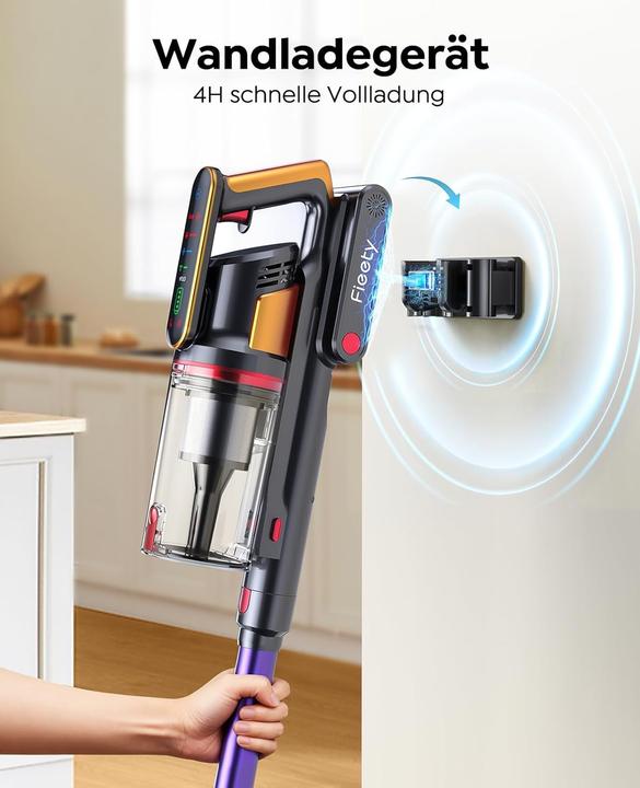 Produktbild Fieety Akku-Staubsauger mit Wandladestation