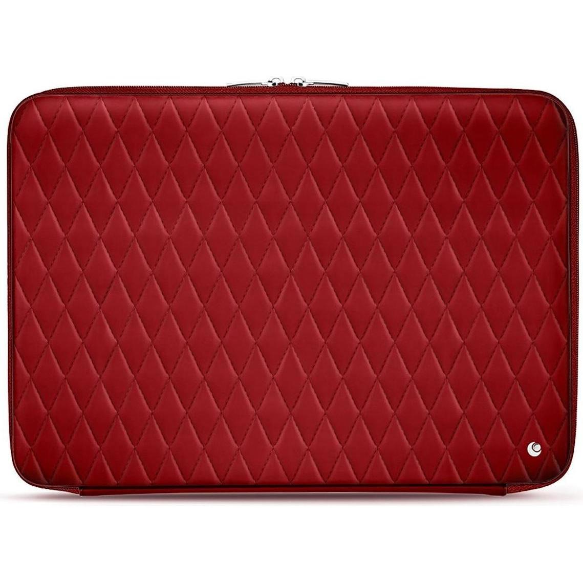 Noreve Lederschutzsleeve, Notebooktasche, Rot