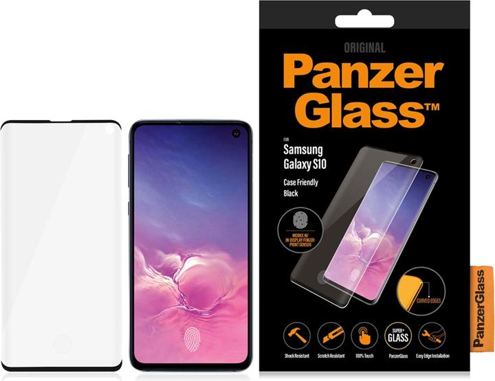 Actual product image PanzerGlass Case Friendly (1 Piece, Samsung Galaxy S10+)