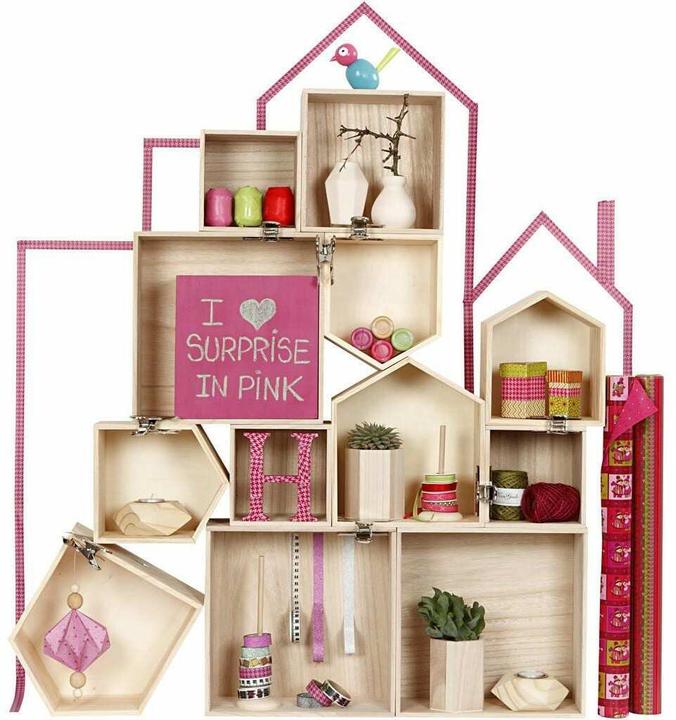 Produktbild Creativ Company Holzksten-Set Quadrat (12.50 cm, 11.37 l, 3x)