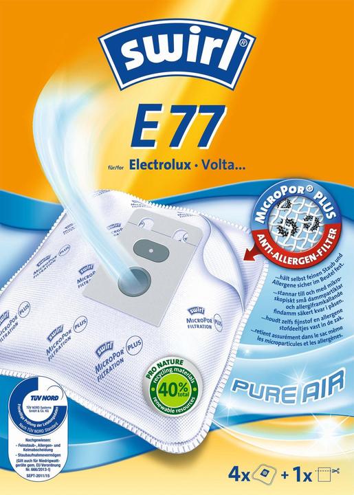Produktbild Swirl E 77 MicroPor Plus Airspace (5x)