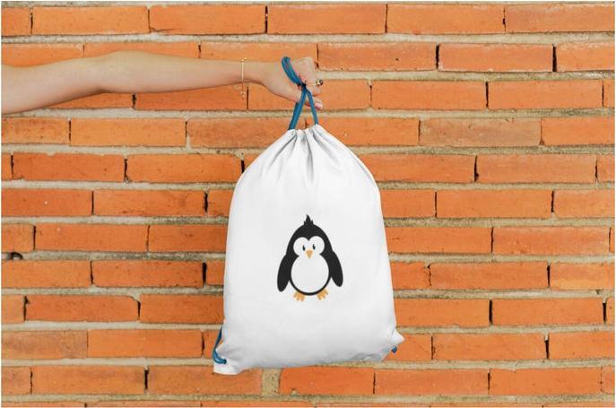 Produktbild Bügelbilder Turnbeutel Pingu (13 l)