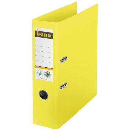 Bene, Ordner, No.1 Ordner gelb stabile Pappe 8,0 cm DIN A4 (A4, 80 mm, 1 x)
