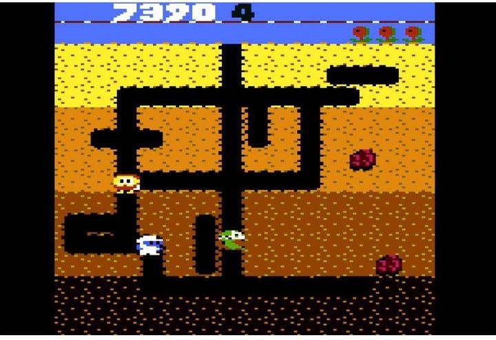Actual product image Atari Dig Dug ( 2600+/ 2700+/ 2700) Cartridge (Atari, DE)