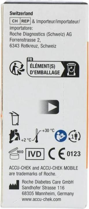 Image du produit Accu-Chek Cassettes de test pour Accu-Check Mobile