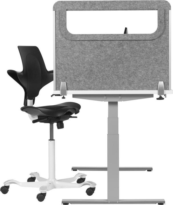 Image du produit Bakker Elkhuizen Panneau latéral rond BakkerElkhuizen avec vitre en acrylique gris (2 x 60 cm)