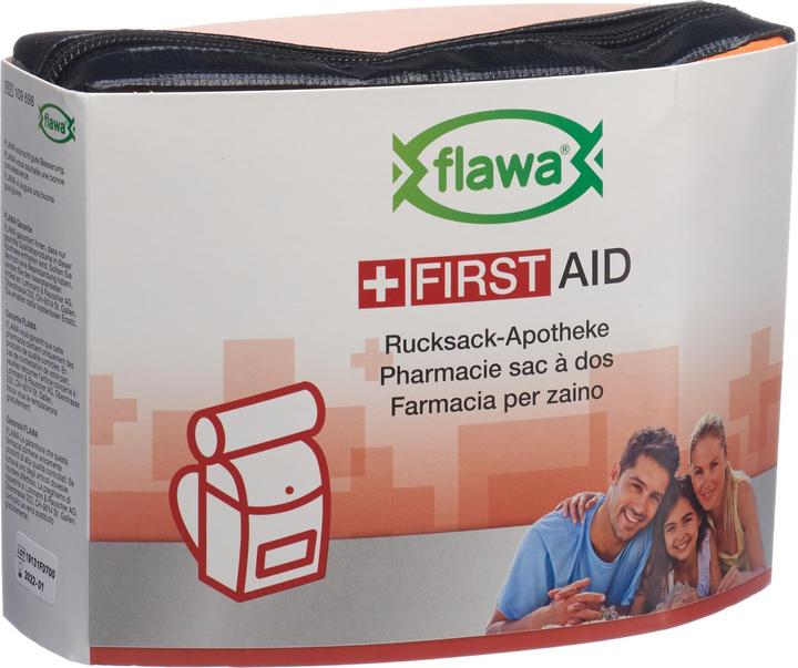 Actual product image Flawa Backpack pharmacy (First Aid Kit, Car pharmacy)