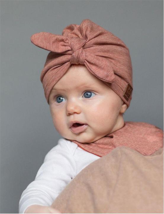 Actual product image Maximo GOTS Baby Turban with Bow