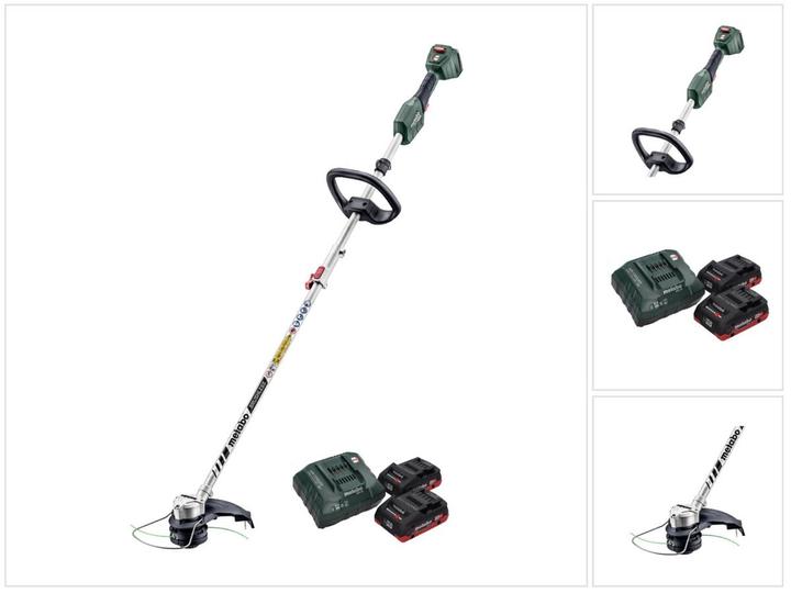 Produktbild Metabo RTD 18 LTX BL 30 Akku Rasentrimmer 18 V 30 cm Brushless + 2x Akku 4,0 Ah + Ladegerät (Trimmfaden)
