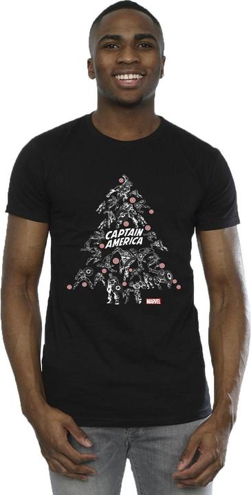Produktbild Captain America Christmas Tree TShirt (XXL)