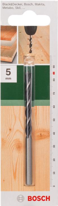 Actual product image Bosch Zubehör Wood twist drill D= 5.0 mm L= 85 mm (5 mm)