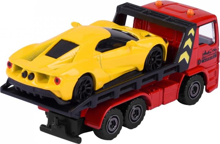 Actual product image Majorette MAN TGS Tow Truck w. Ford GT yellow