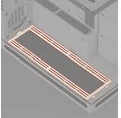 Produktbild Havn HS 420 Untere Lüfterhalterung - weiss