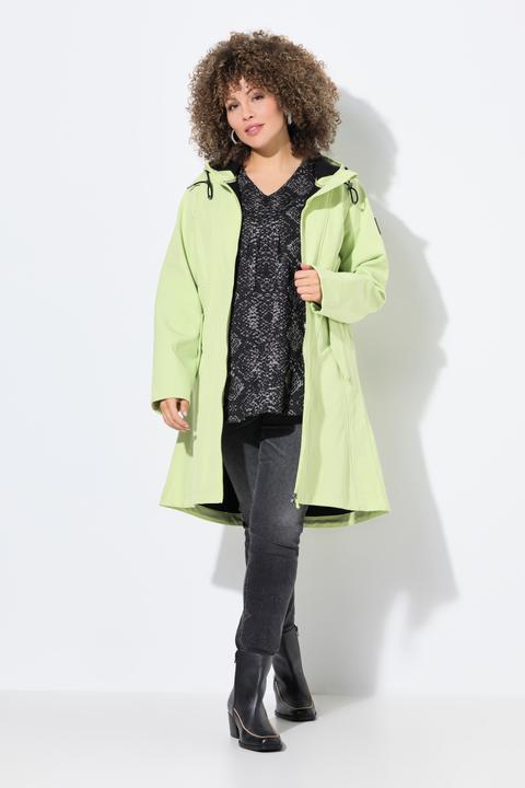 Produktbild Ulla Popken HYPRAR Softshelljacke, wasserabweisend, 2-Wege-Zipper (58)