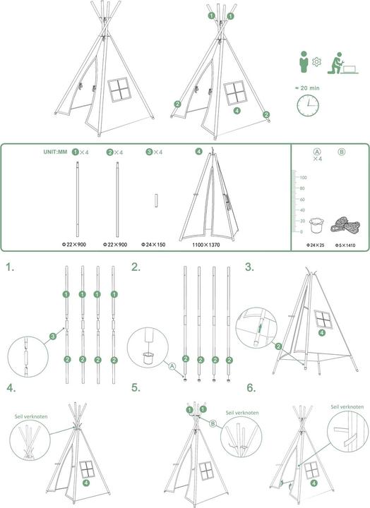 Immagine prodotto HTI-Line Tenda da asilo nido