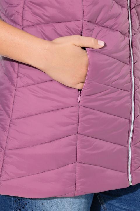 Produktbild Ulla Popken HYPRAR Funktions-Steppweste, wasserabweisend, Zipptaschen (54)
