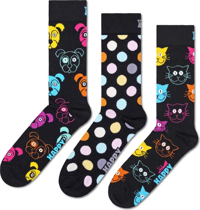 Actual product image Happy Socks 3-Pack Classic Dog Socks (pack of 3, 41 - 46)