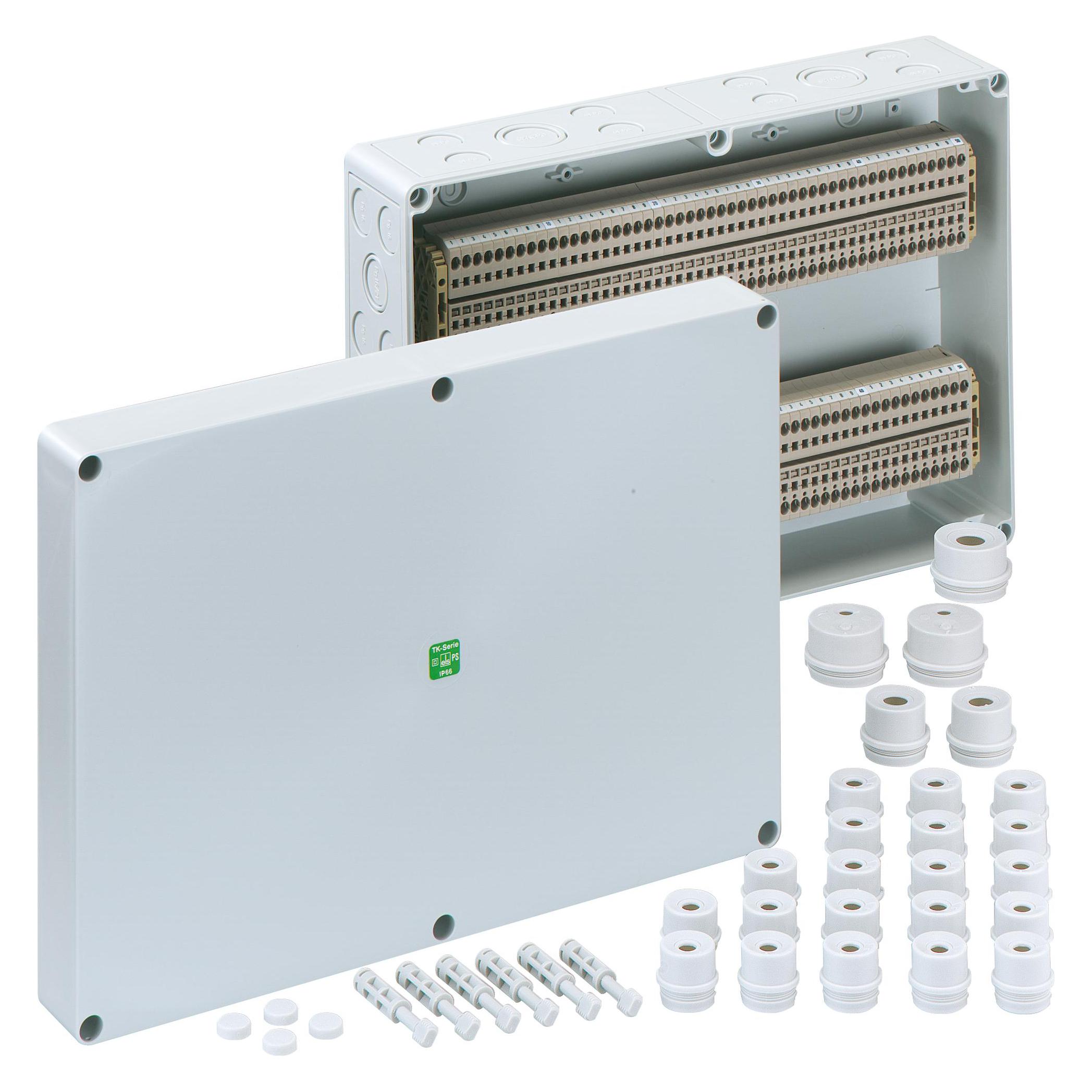 Spelsberg Spe Rk 4/100 Sl-100x4qmm ReihenklemmengehÃ¤use 360x254x111mm (Gehäuse), Elektronikzubehör + Gehäuse, Grau