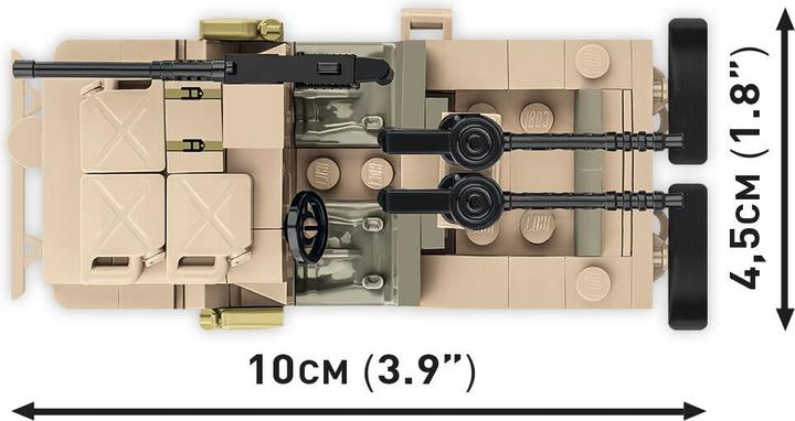 Actual product image Cobi H.C. WWII Willys MB SAS 180T