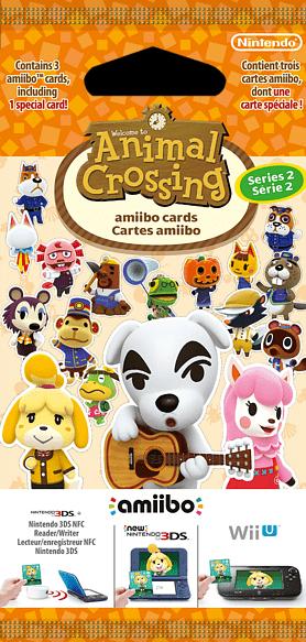 Actual product image Nintendo Animal Crossing amiibo cards - Series 2 (3DS, Wii U, Switch OLED, Switch, Switch Lite)