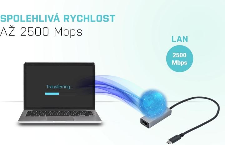 Productafbeelding i-tec USB-C Ethernet adapter (USB-C 3.1 Gen 1, RJ45 2.5 Gigabit Ethernet (1x))