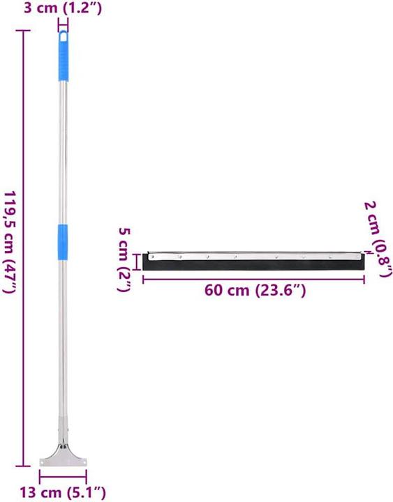 Actual product image VidaXL Wasserschieber (1 pcs.)