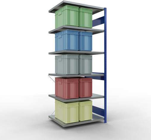 Actual product image Schulte Lagertechnik MULTIplus330 boltless bay system with cross brace